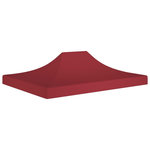 VIDAXL Toit de tente de reception 4,5x3 m Bordeaux 270 g/m^2