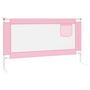 Voir la diapositive 4 : VIDAXL Barriere de securite de lit d'enfant Rose 150x25 cm Tissu