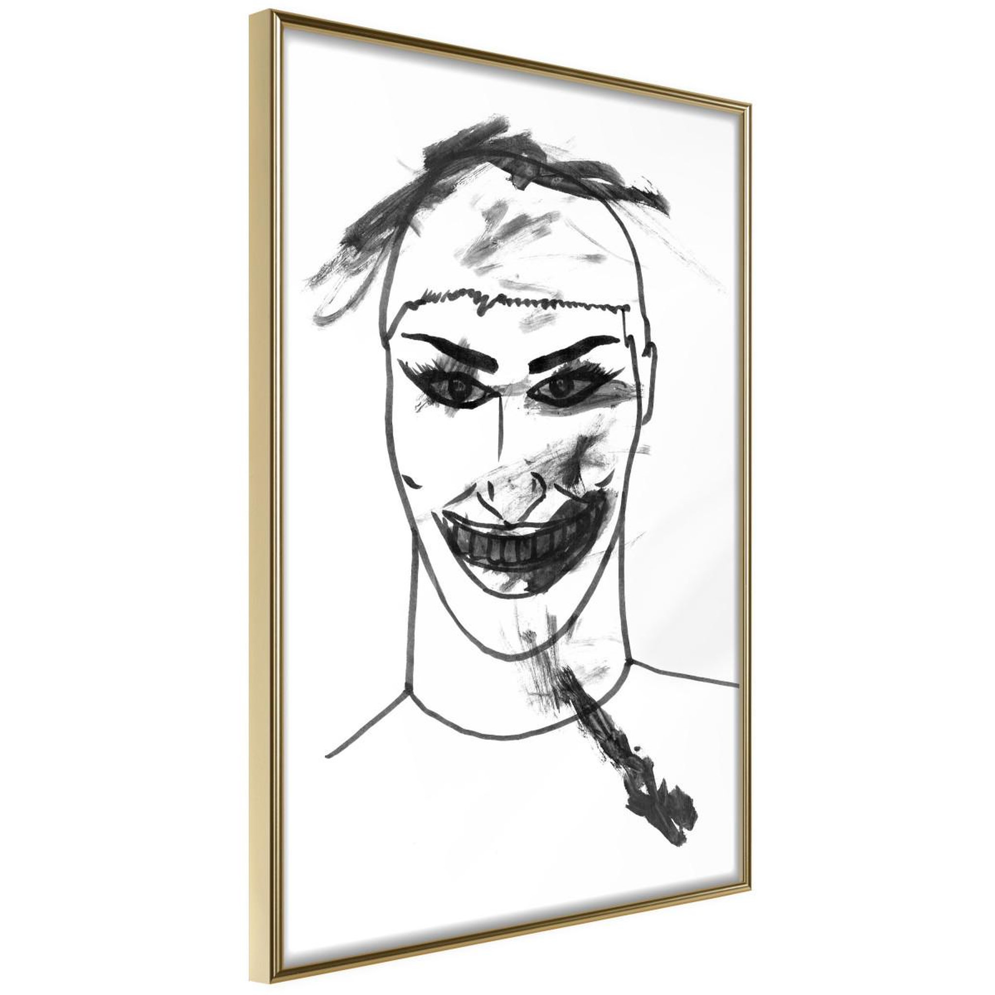 Paris Prix Affiche Murale Encadrée  Scary Clown