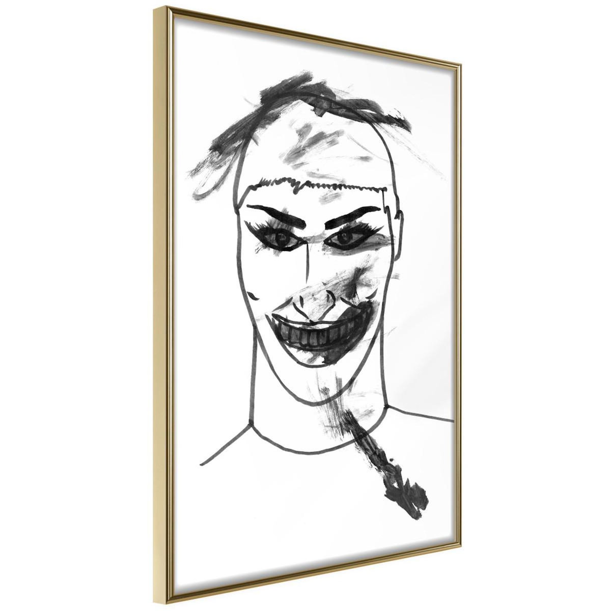Paris Prix Affiche Murale Encadrée  Scary Clown