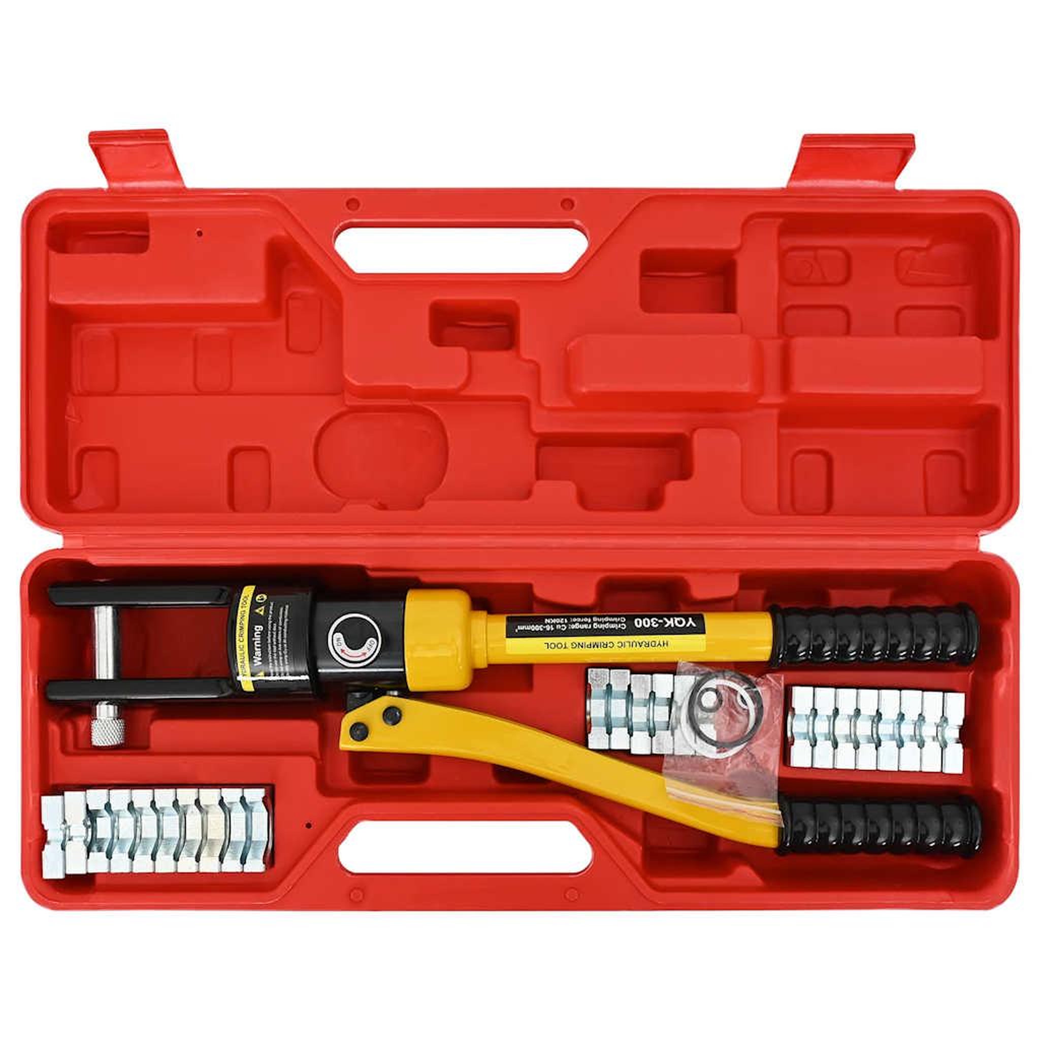 Voir la diapositive 2 : VIDAXL Coffret de presse a sertir/ de sertissage hydraulique