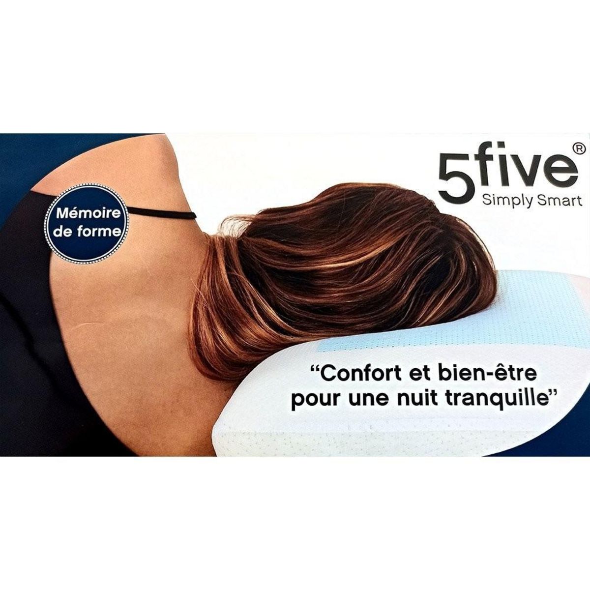 ATMOSPHERA Oreiller ergonomique rafraîchissant gel box