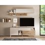 Voir la diapositive 1 : BEST MOBILIER Estelle - meuble tv - 2 portes et 1 tiroir - 181 cm