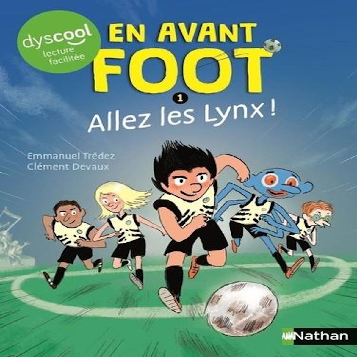 EN AVANT FOOT TOME 1 : ALLEZ LES LYNX ! [ADAPTE AUX DYS], Trédez Emmanuel