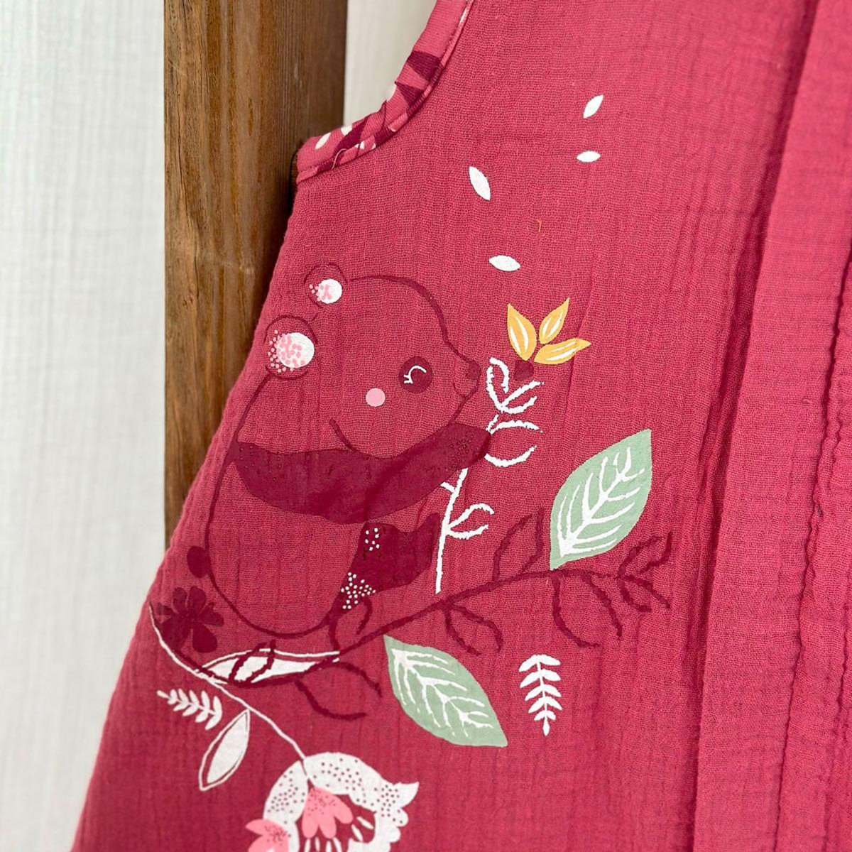 Petit Béguin Turbulette TOG 2 en gaze de coton avec pieds retroussables Alba