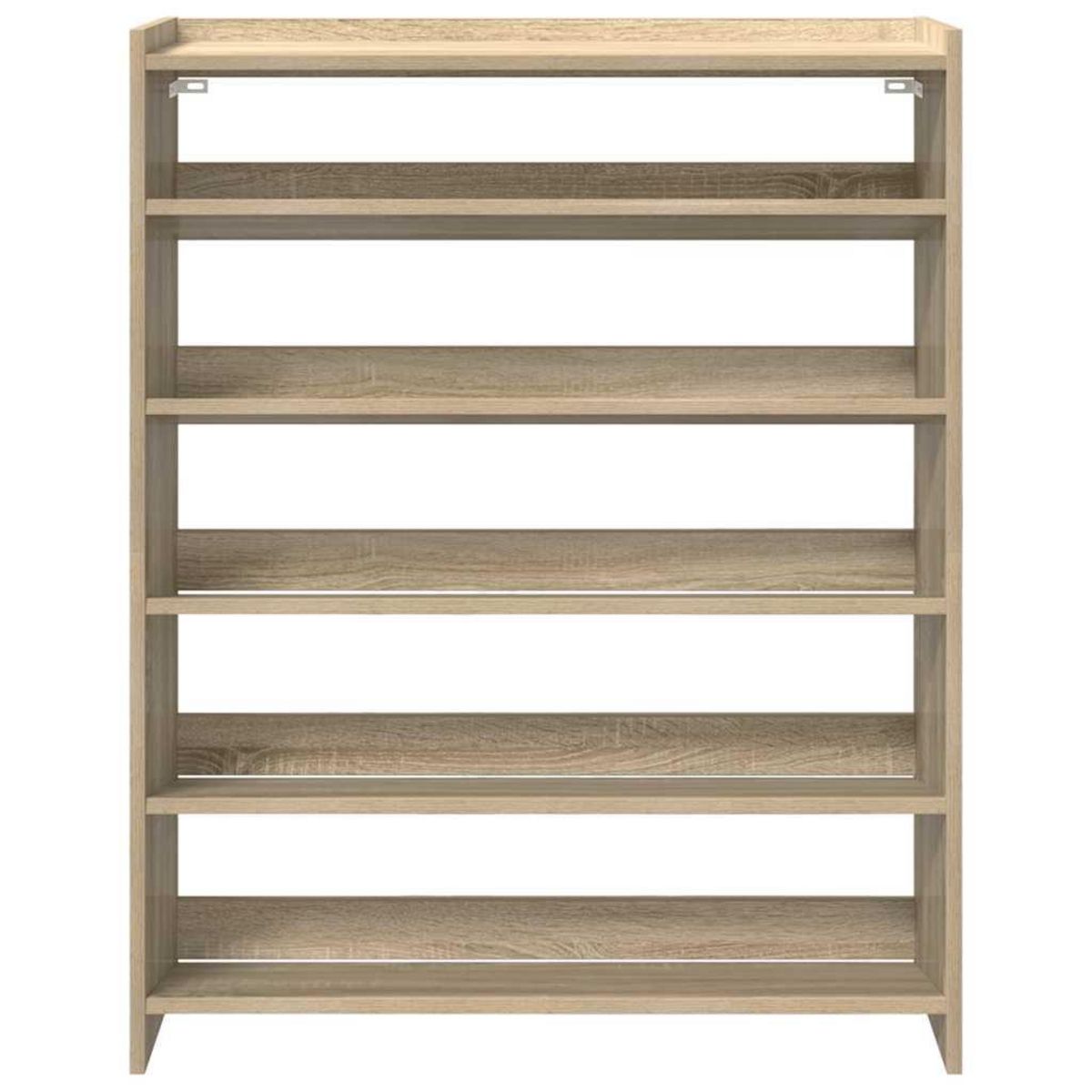 VIDAXL Etagere a chaussures chene sonoma 80x25x100cm bois d'ingenierie
