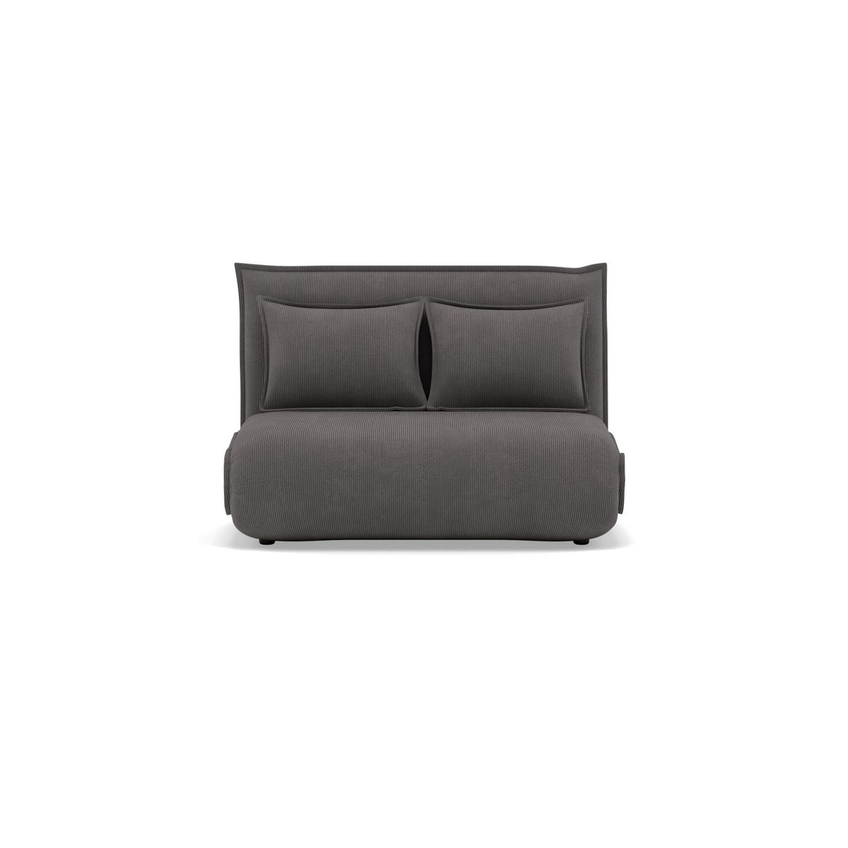 BEST MOBILIER Candice - banquette 2 places convertible clic-clac en velours côtelé
