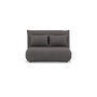 Voir la diapositive 1 : BEST MOBILIER Candice - banquette 2 places convertible clic-clac en velours côtelé