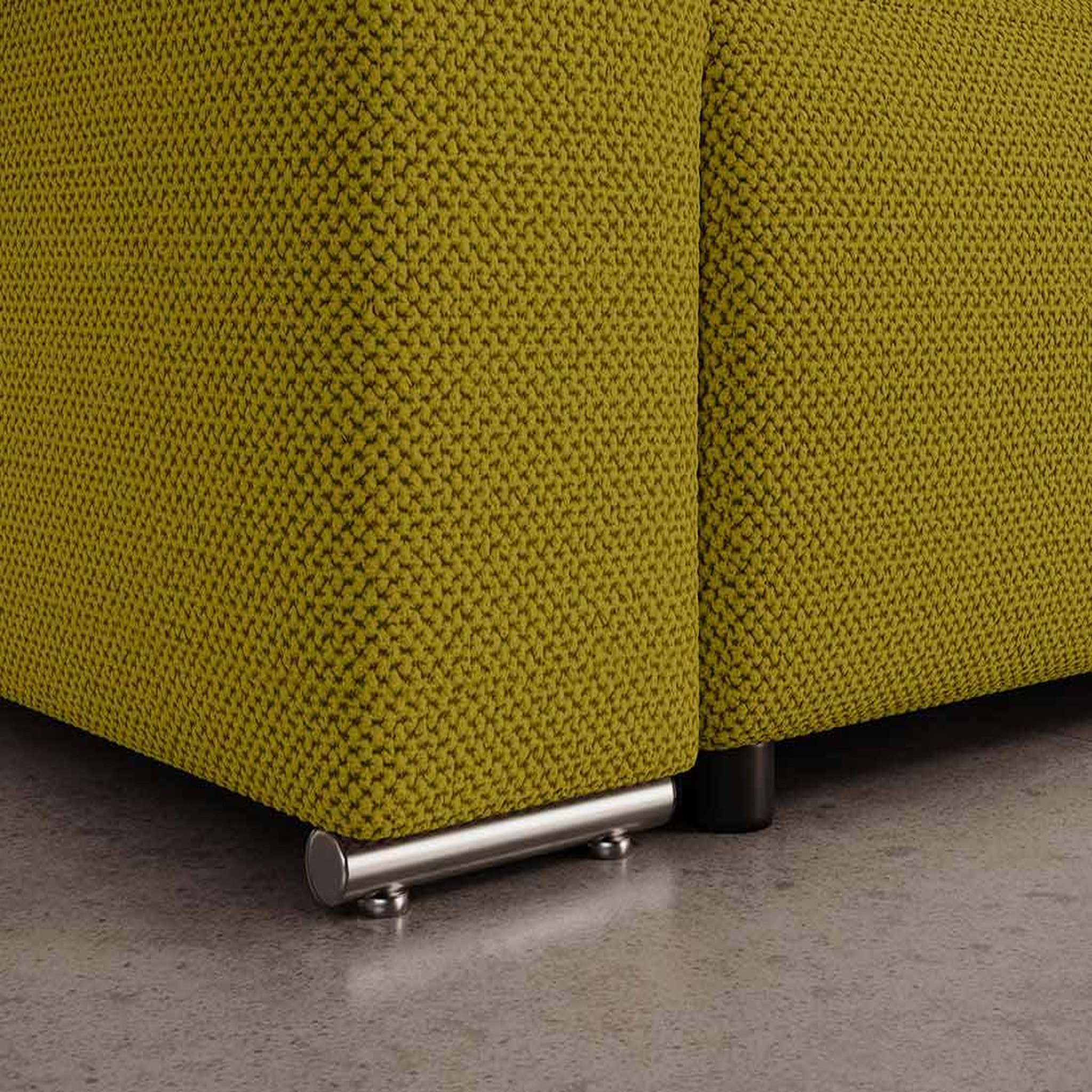 Voir la diapositive 6 : BEST MOBILIER Gabriel - canapé panoramique en u 7 places convertible avec coffre en tissu texturé