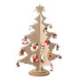 Voir la diapositive 1 : Paris Prix Sapin de Noël Déco en Bois & Figurines  Pliable  29cm Naturel