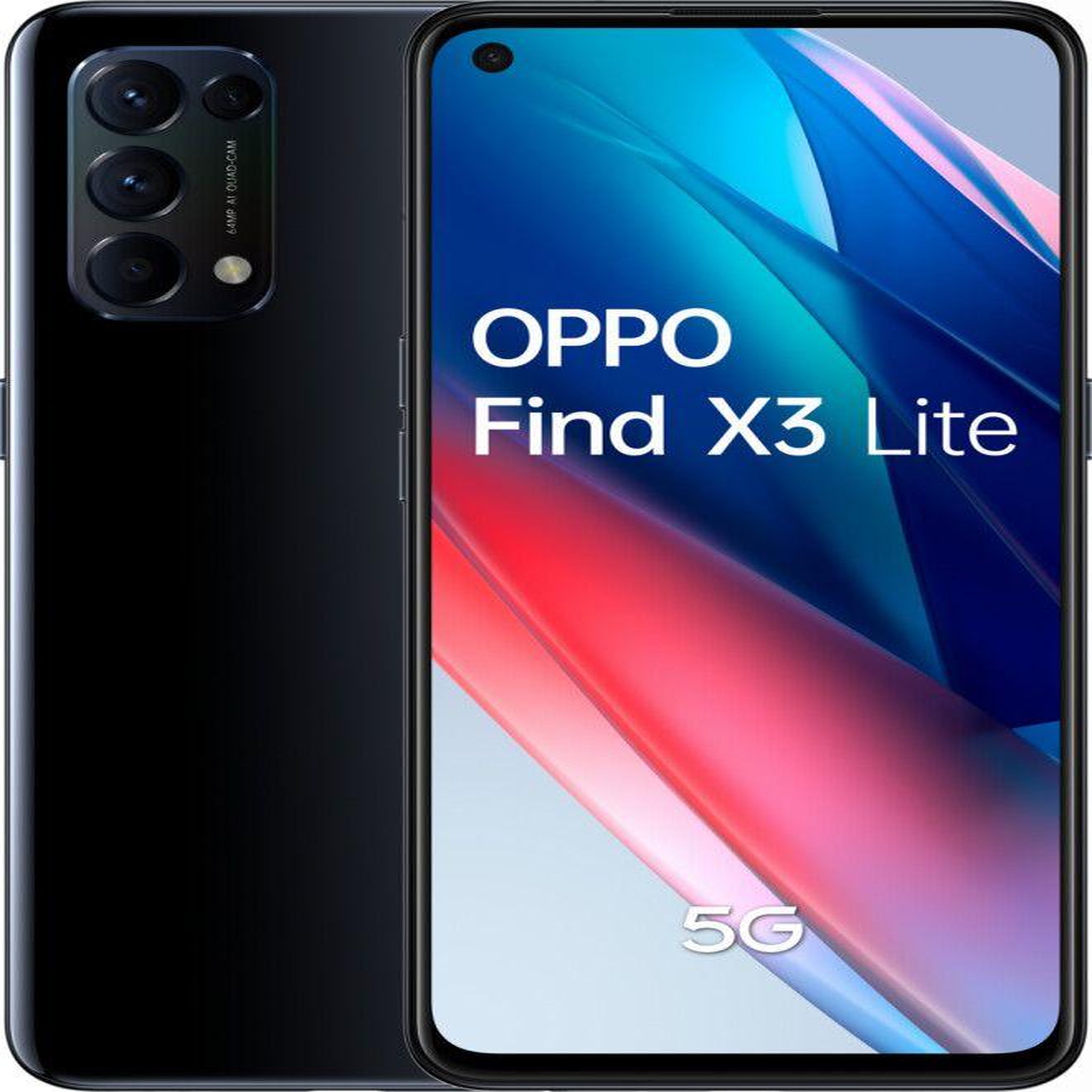 Voir la diapositive 1 : OPPO Find X3 Lite Reconditionné 128 Go - Grade A - Noir