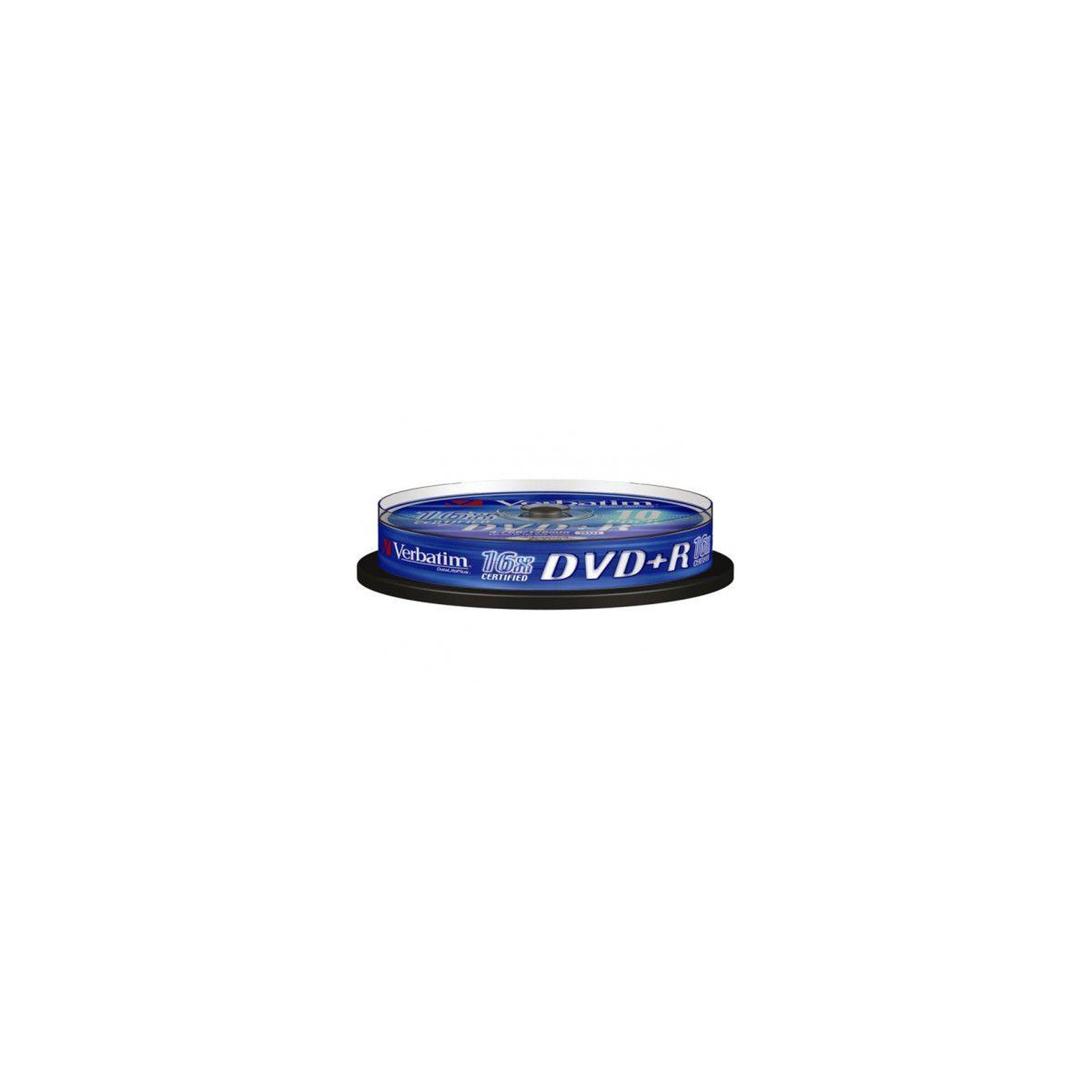 Voir la diapositive 2 : Verbatim DVD vierge 43498 DVD+R SP10 DATALIFE+ 16X