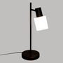 Voir la diapositive 4 : ATMOSPHERA Lampe à Poser Design en Métal  Tais  45cm Noir