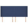 Voir la diapositive 3 : VIDAXL Tete de lit avec oreilles Bleu 203x16x118/128 cm Tissu