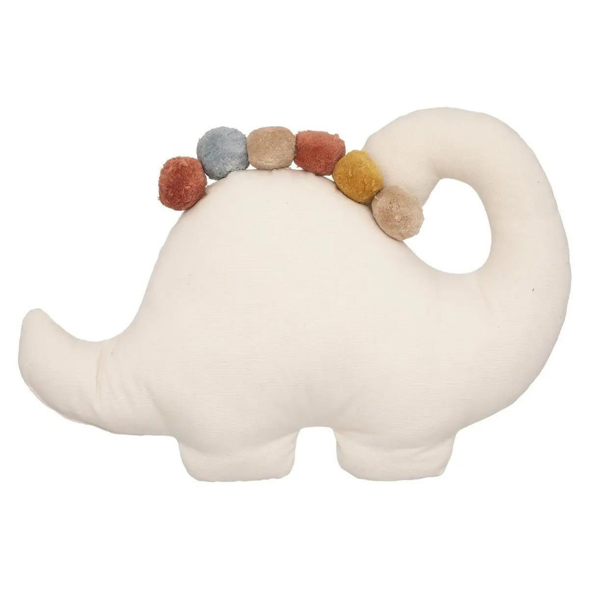 Voir la diapositive 2 : Atmosphera Kids Coussin déco enfant  dinosaure  40cm ivoire