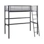 Voir la diapositive 1 : Habitat et Jardin Lit mezzanine en métal  Alora  - 90 x 190 cm - Noir