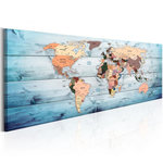 Paris Prix Tableau Imprimé  World Maps : Sapphire Travels. Coloris disponibles : Multicolore