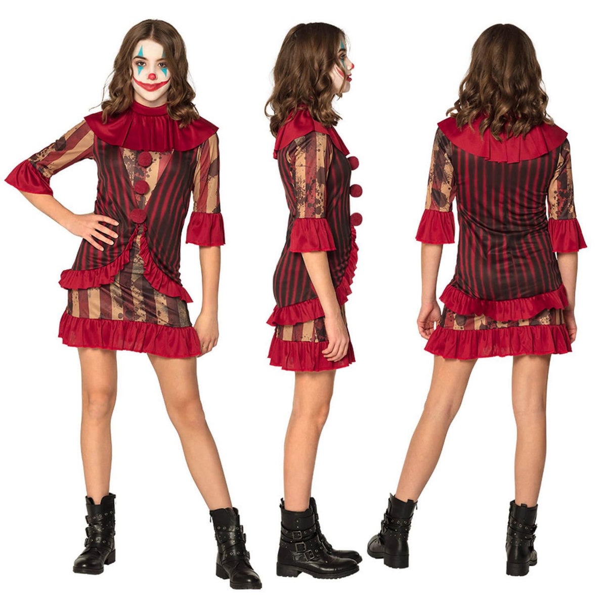 Boland Déguisement clownette de minuit - Adolescente - Fille - 14/16 ans (156 à 174 cm)