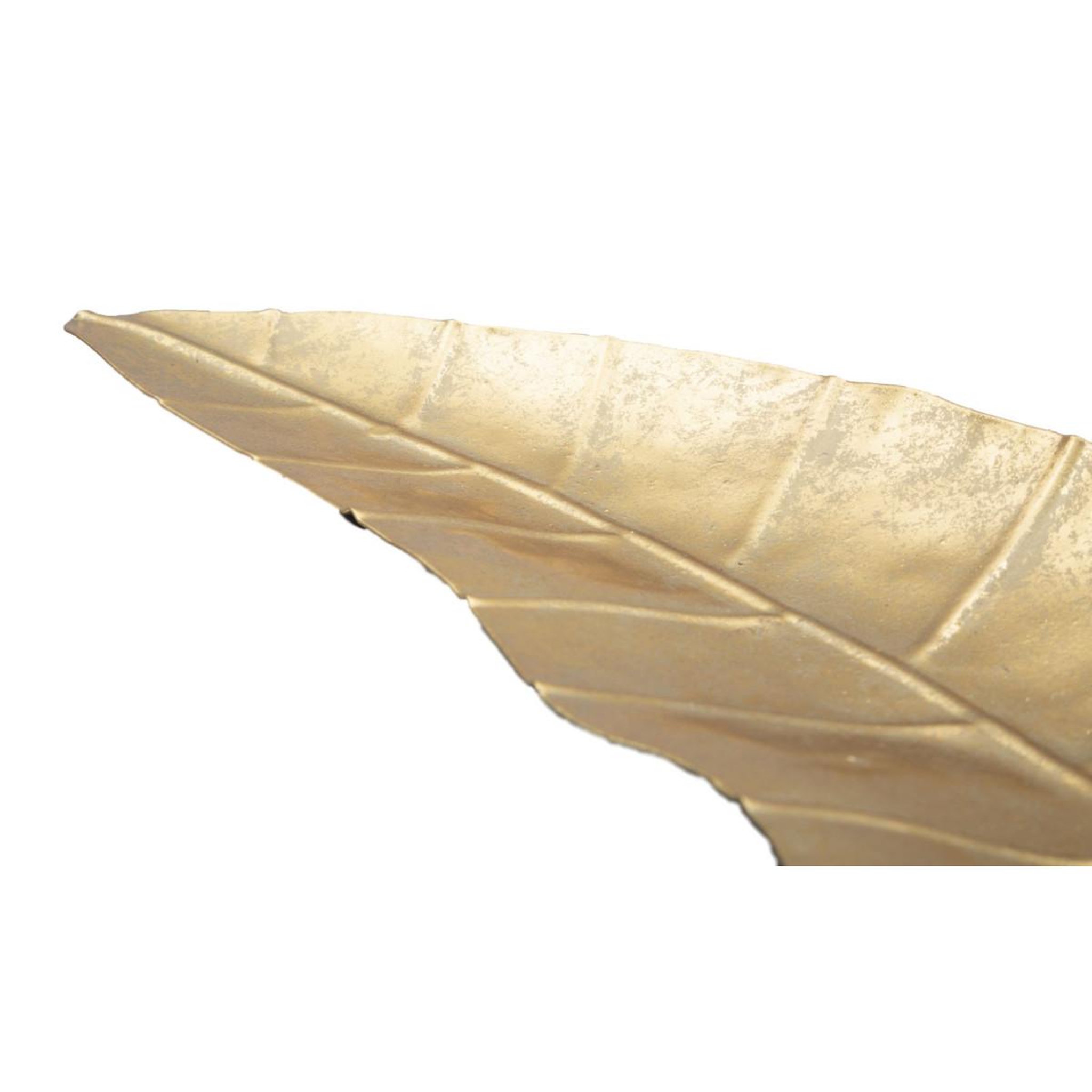 Voir la diapositive 5 : Paris Prix Vide-poche sur pied en métal  foglia  38cm or
