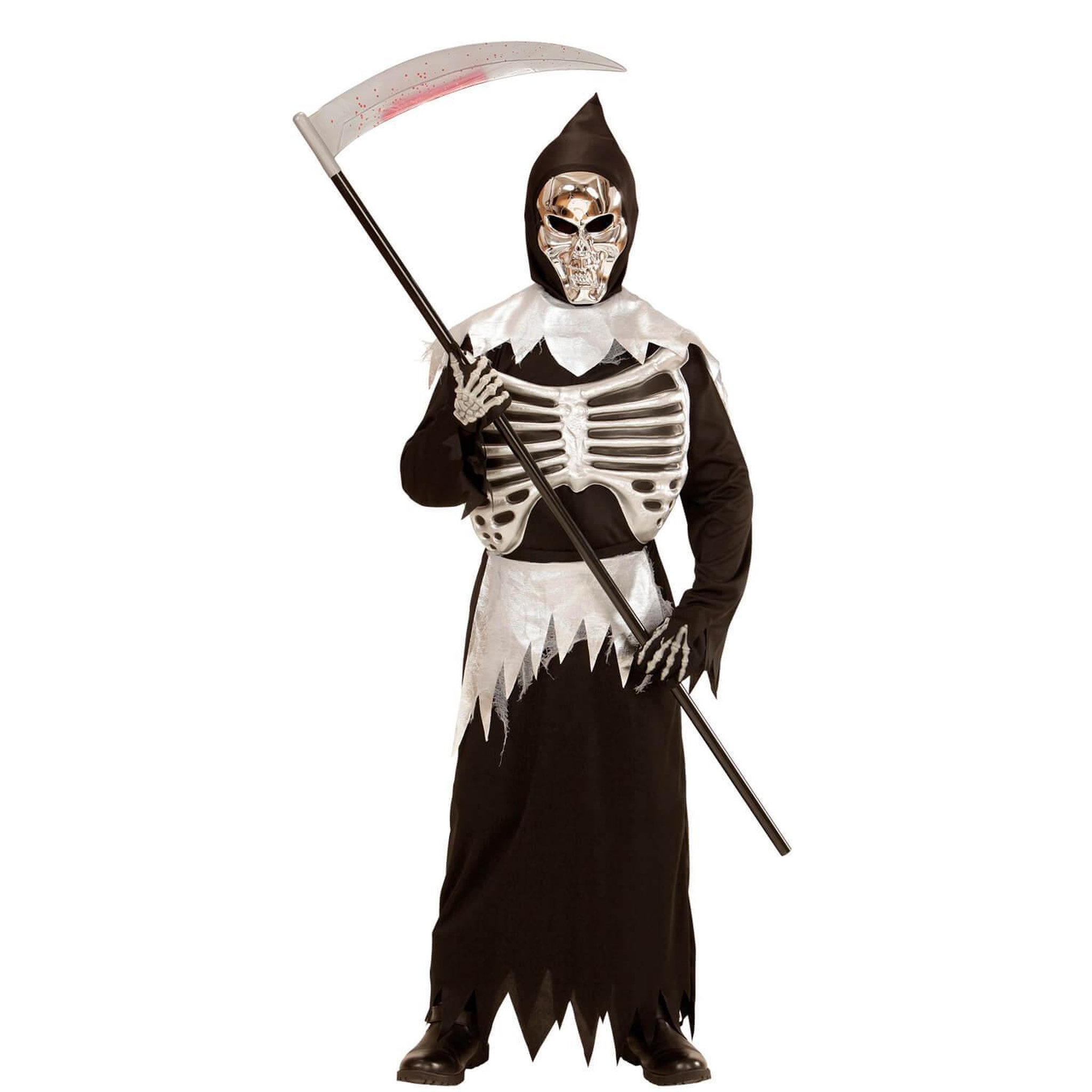 WIDMANN Déguisement faucheur de la mort - Enfant - 5/7 ans (110 à 122 cm)
