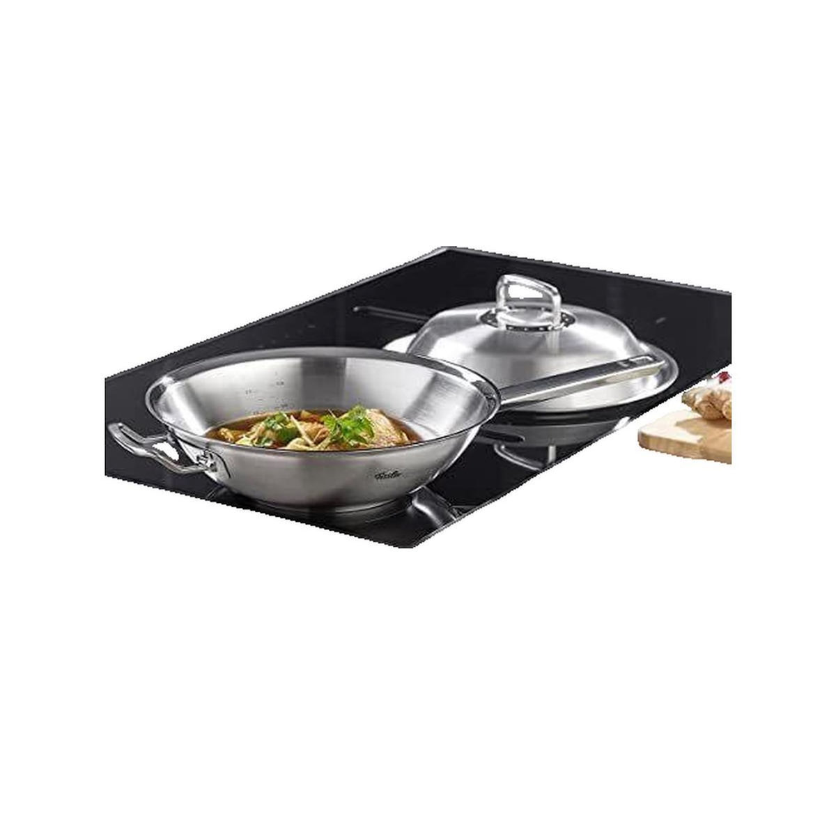 Fissler Wok Fissler Original-Profi acier inoxydable 30 cm compatible induction CookStar®
