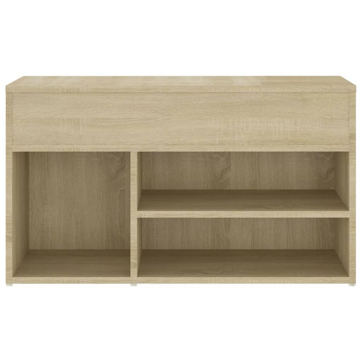 VIDAXL Banc a chaussures Chene sonoma 80x30x45 cm Bois d'ingenierie
