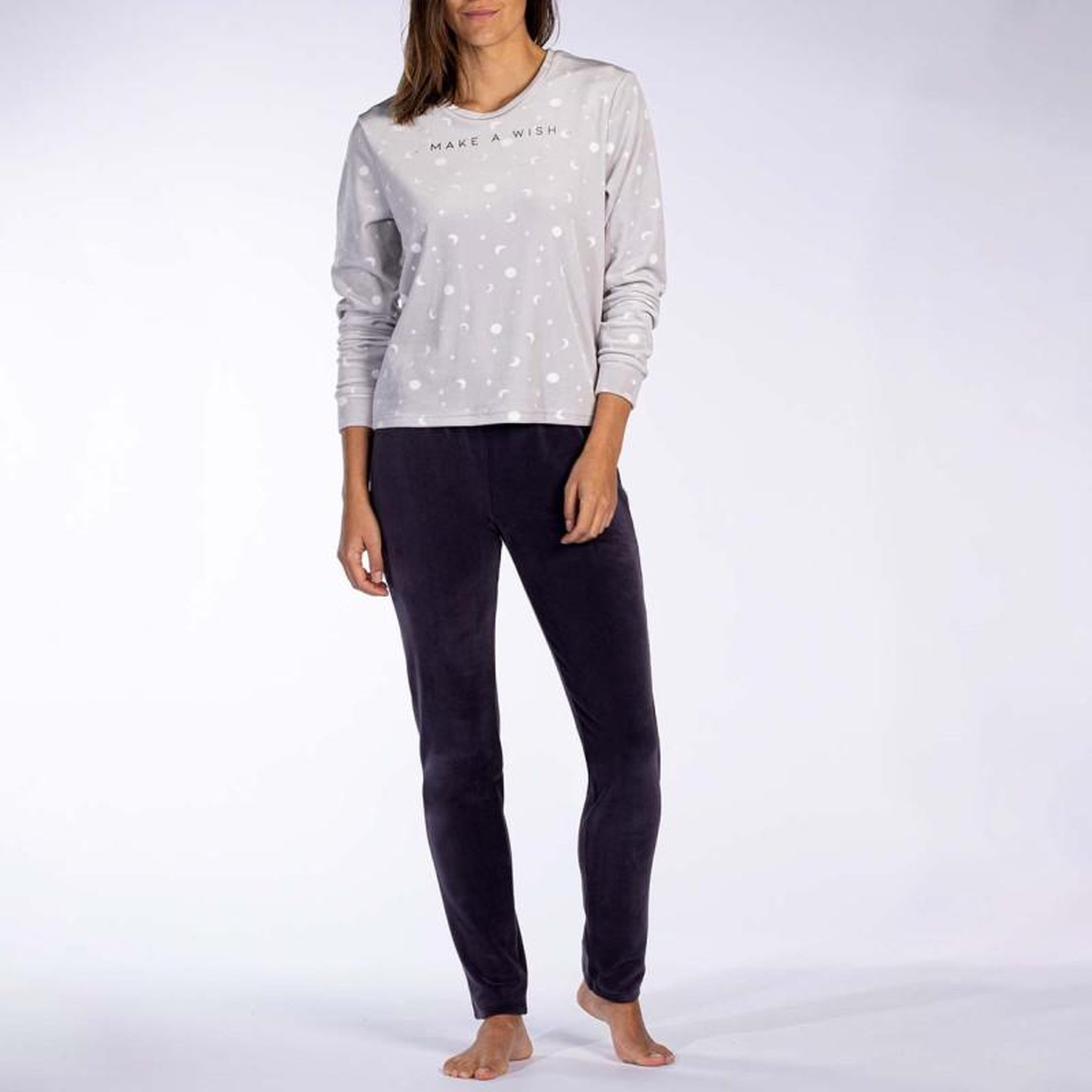 Voir la diapositive 3 : OZABI Pyjama COTON MELISSA BROWN