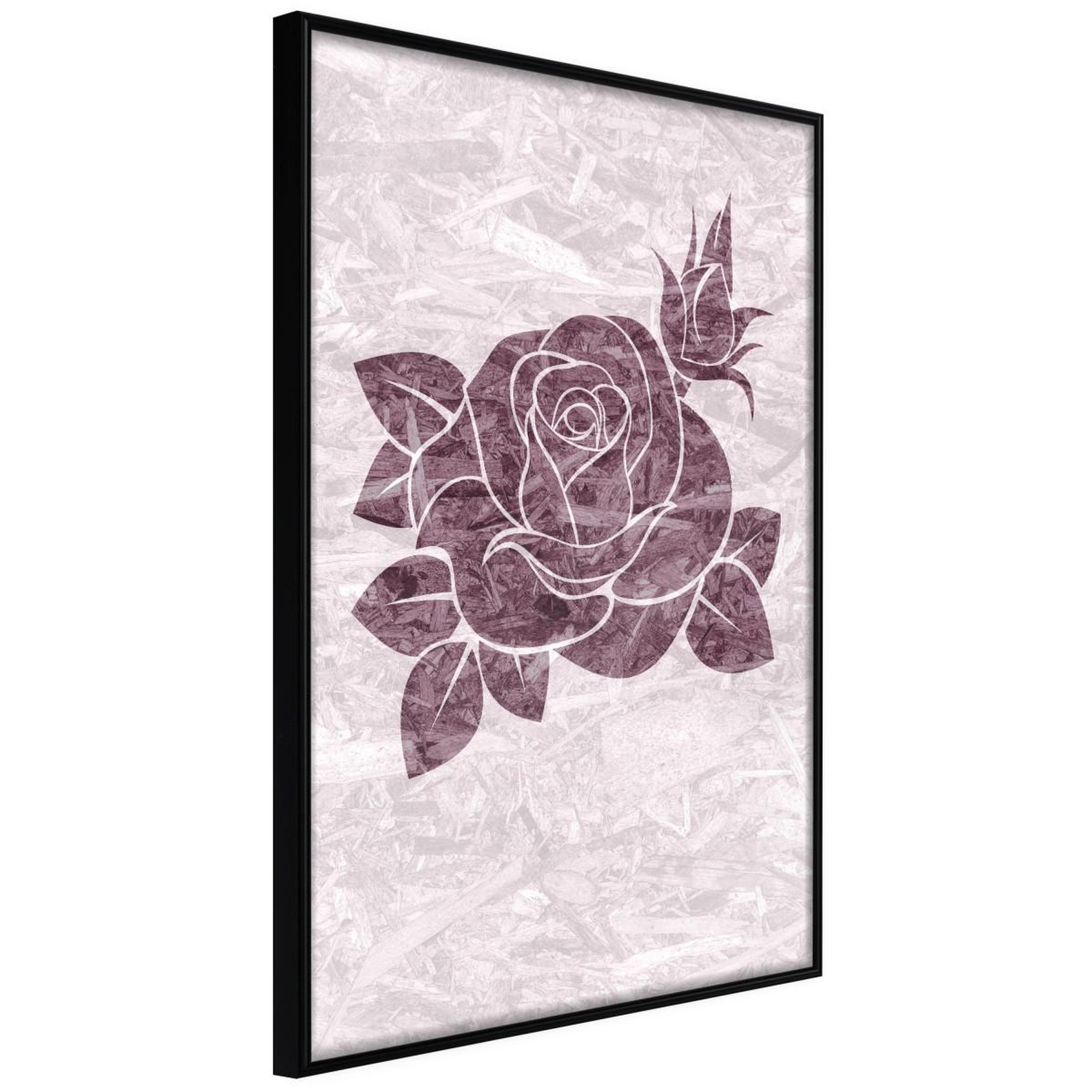 Paris Prix Affiche Murale Encadrée  Monochromatic Rose