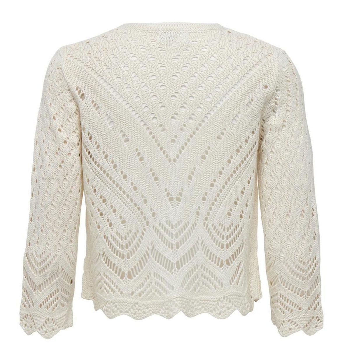 JACQUELINE DE YONG Cardigan Ecru FemmeJDY Sun 3/4 Cropped