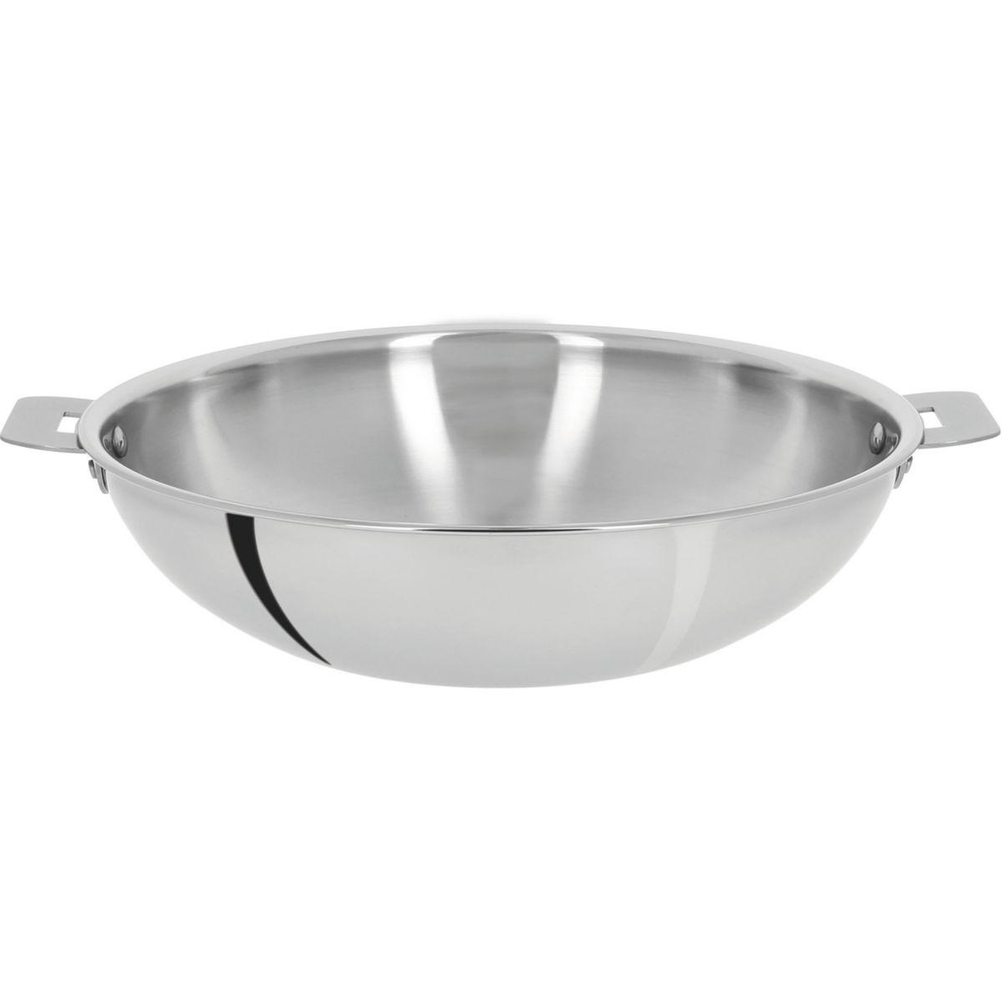 Voir la diapositive 1 : CRISTEL Wok 30cm Casteline amovible inox