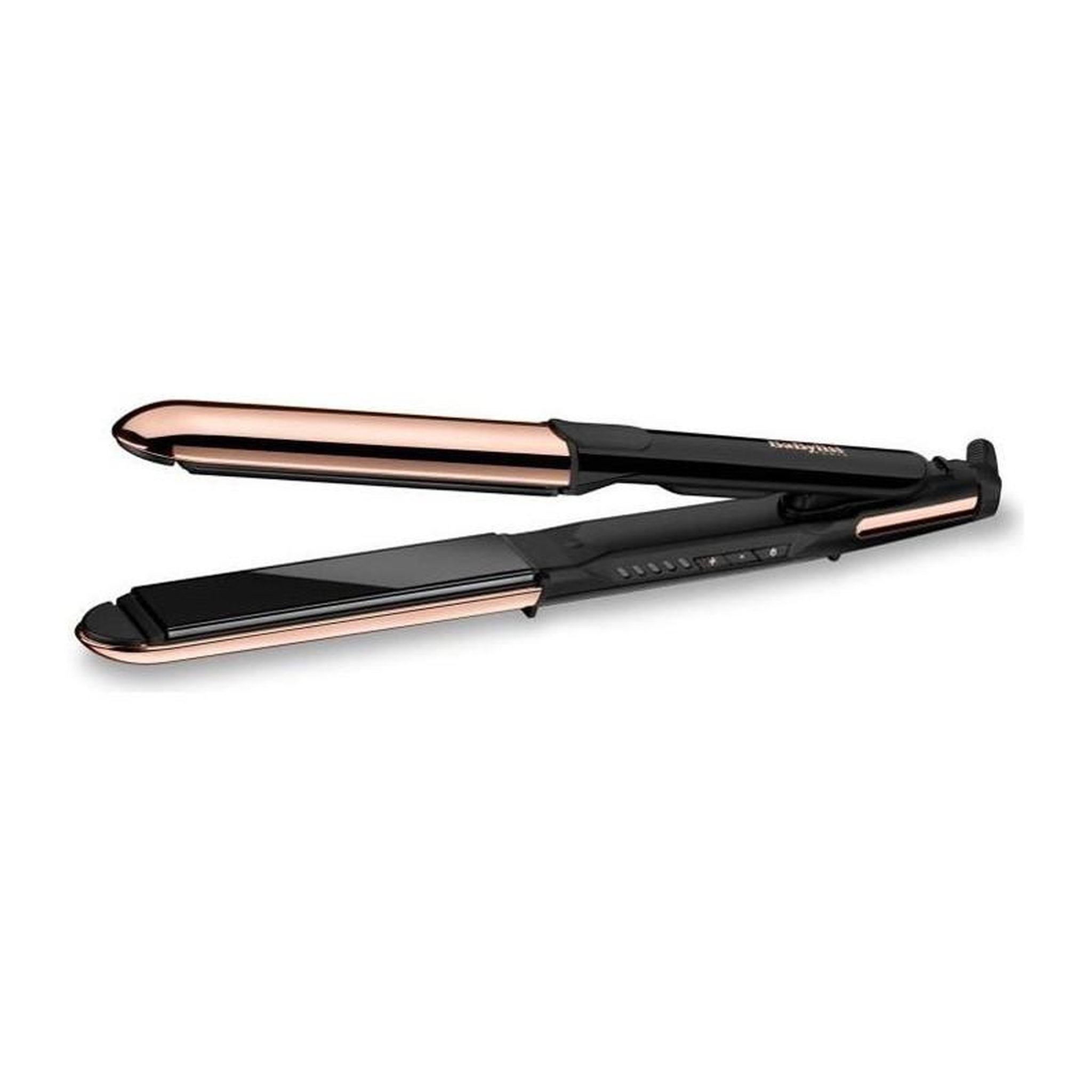BABYLISS BaByliss ST482E - Lisseur BaByliss straight + curl brillance - 5 temperatures jusqua 235?C - Plaques 28 mm en titane veritable