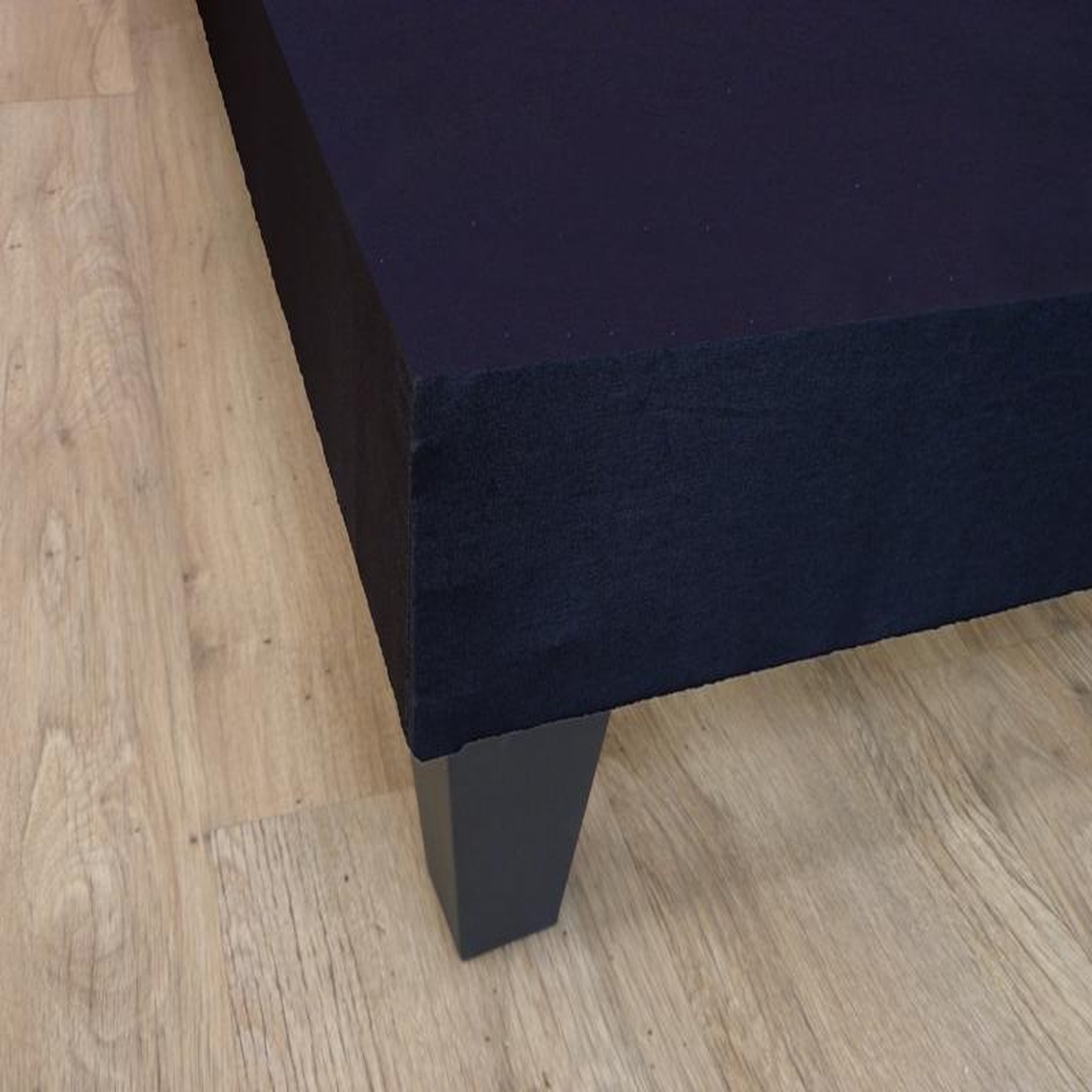 Voir la diapositive 2 : IDLITERIE Sommier tapissier à lattes gris anthracite made in France 160 x 200