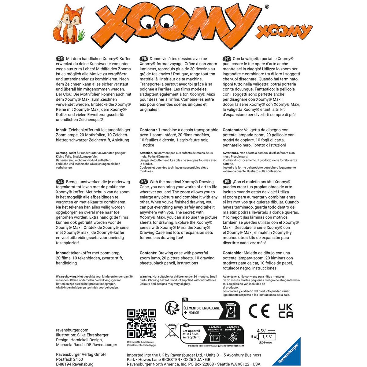 RAVENSBURGER Xoomy Midi Cute animals