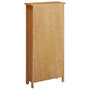 Voir la diapositive 5 : VIDAXL Armoire de rangement 50x22x110 cm Bois de chene massif