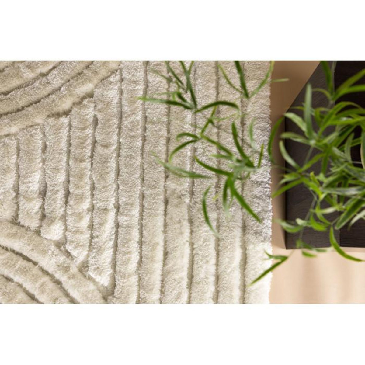 Paris Prix Tapis Déco Texturé  Niklas  200x290cm Blanc