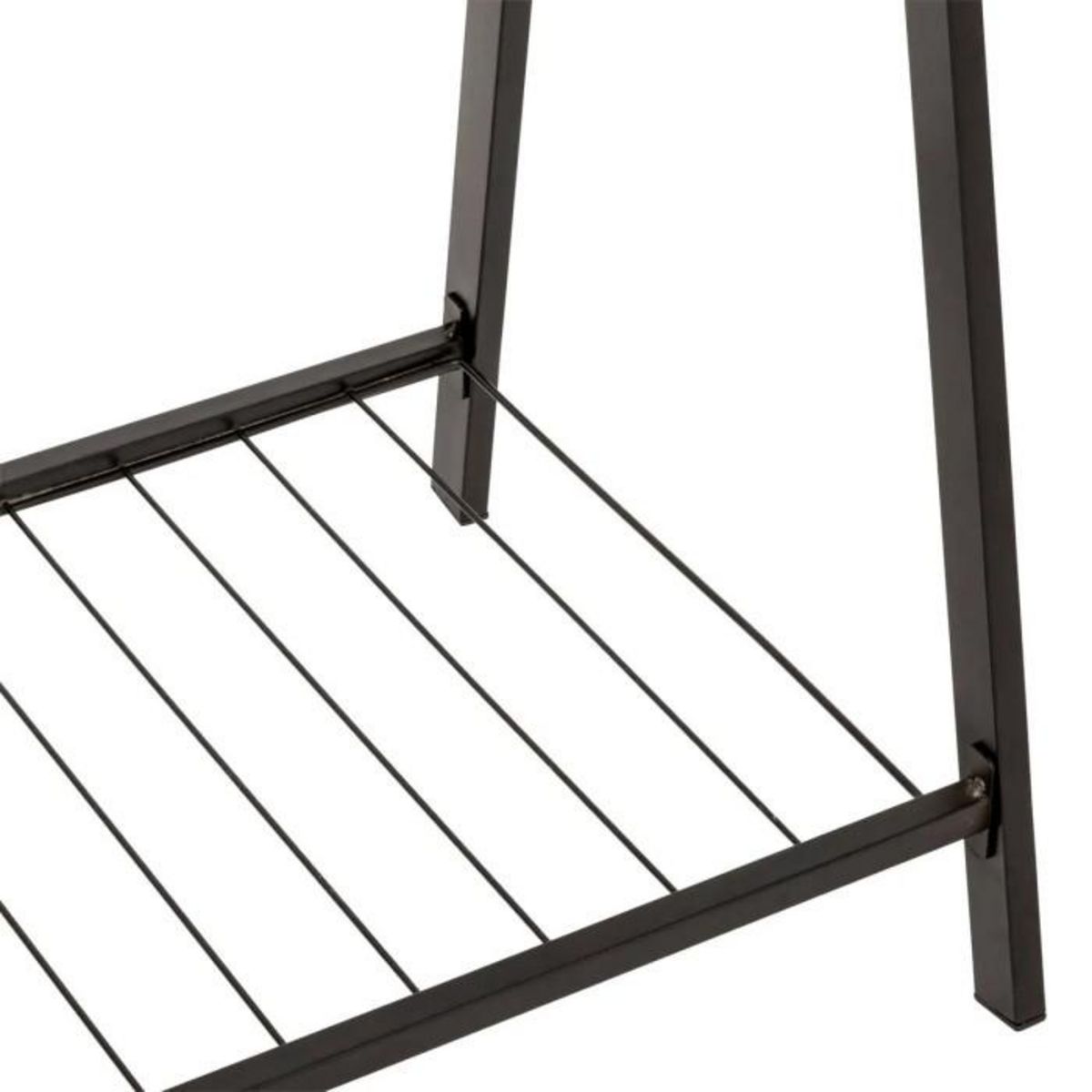 FIVE Portant à Vêtements Double en Métal  Metty  145cm Noir