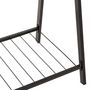 Voir la diapositive 5 : FIVE Portant à Vêtements Double en Métal  Metty  145cm Noir