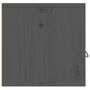 Voir la diapositive 4 : VIDAXL Armoire murale Gris 60x30x30 cm Bois de pin massif