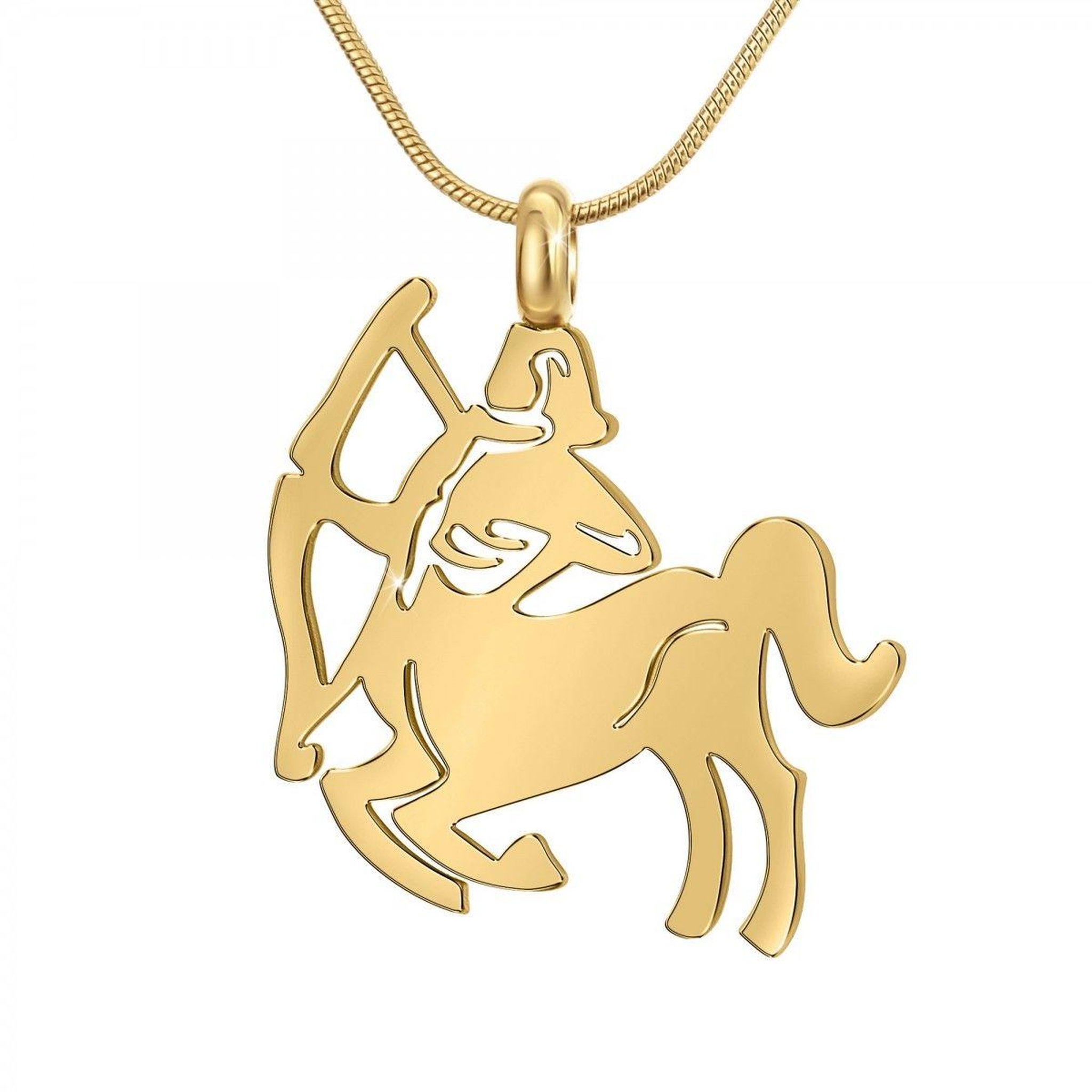 SC BOHEME Collier astrologie  Sagittaire  SC Bohème en Acier Finement doré