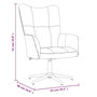 Voir la diapositive 6 : VIDAXL Chaise de relaxation avec tabouret Vert fonce Velours