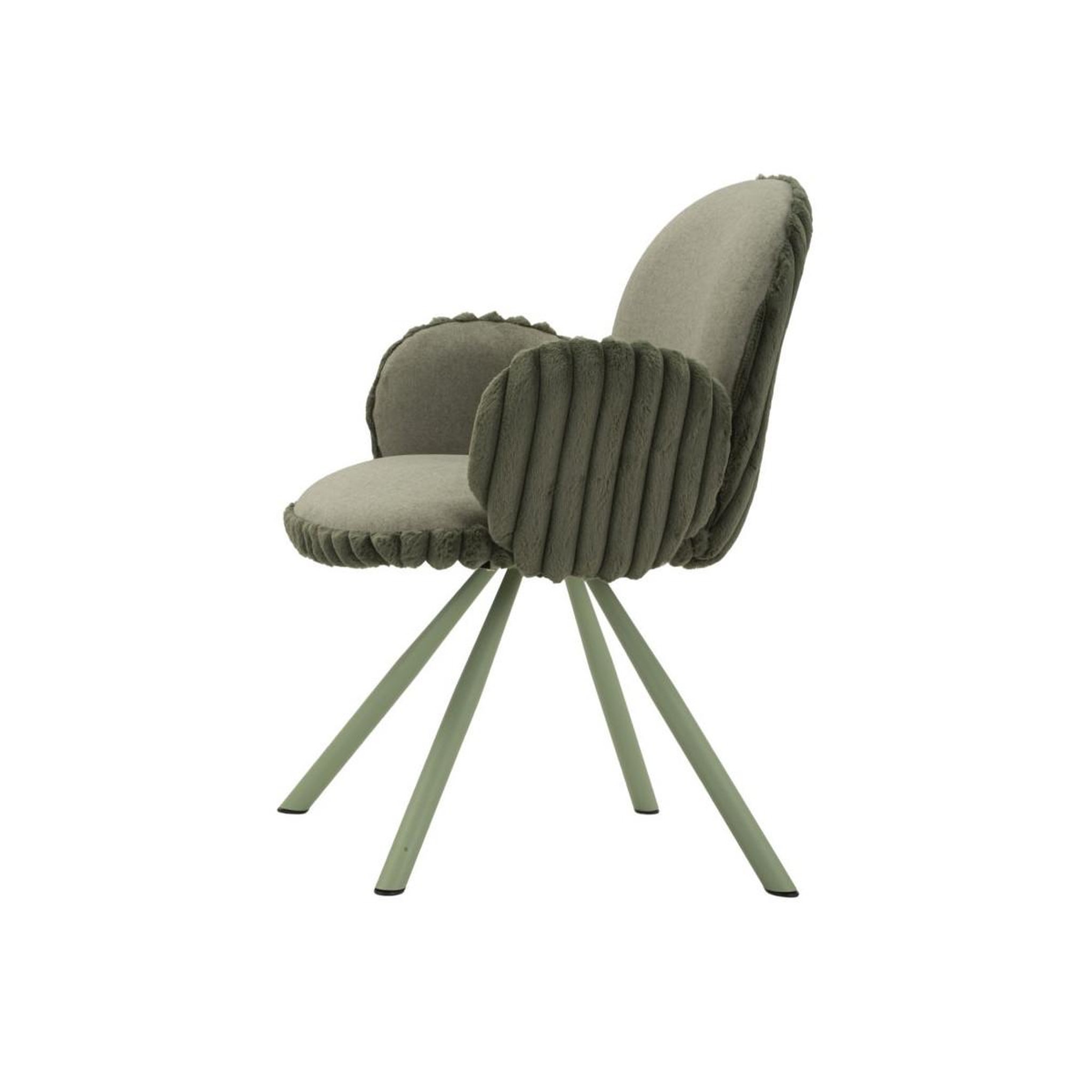 Voir la diapositive 4 : Paris Prix Lot de 2 chaises design  stoccolma  83cm vert