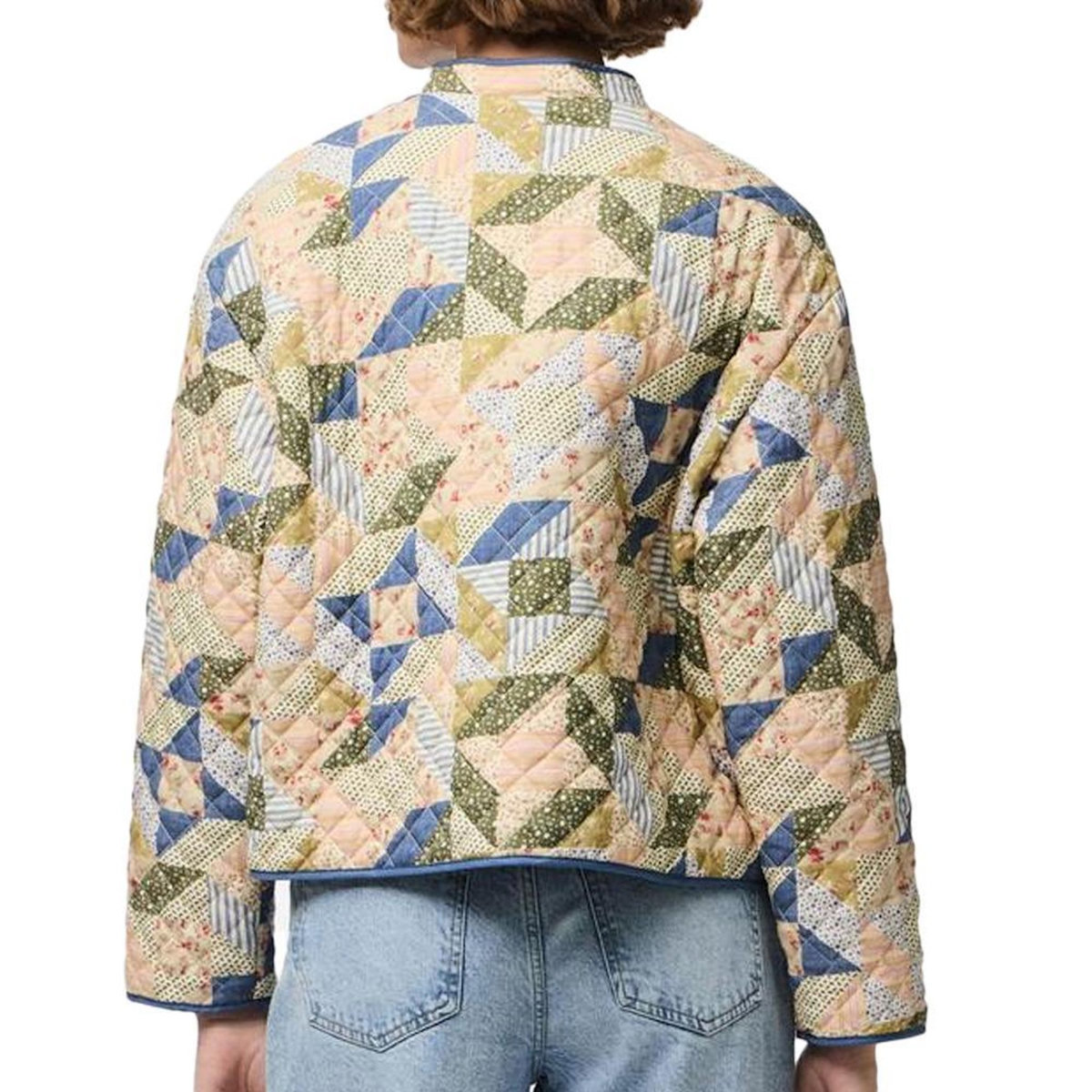 Pieces Veste Matelassée Multicolore Femme Pieces Ke