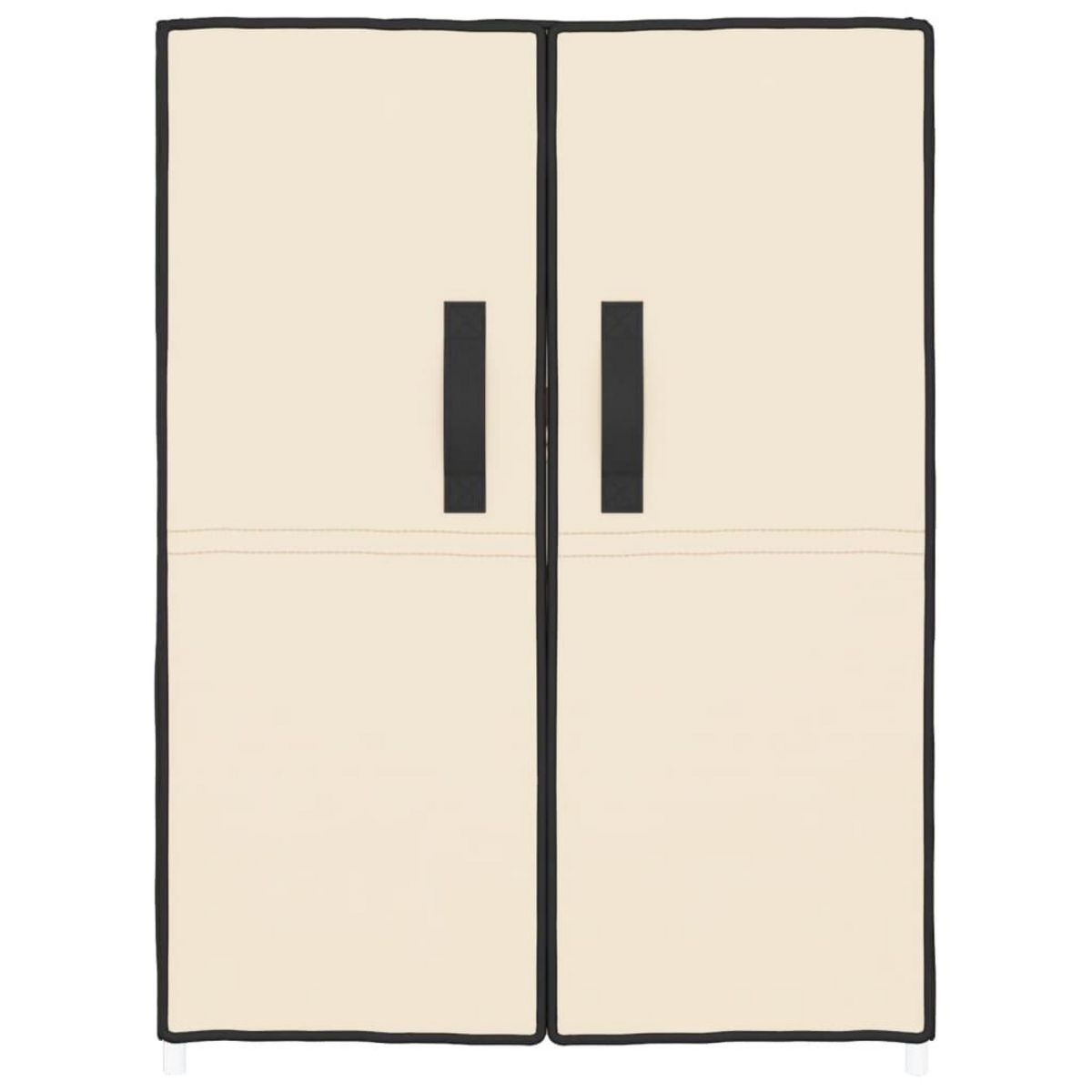 VIDAXL Armoire a chaussures Creme 60x28x90 cm Tissu