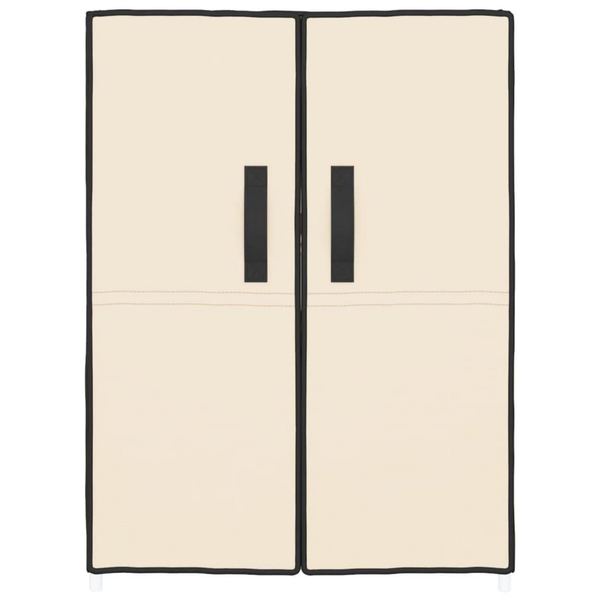 VIDAXL Armoire a chaussures Creme 60x28x90 cm Tissu