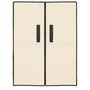 Voir la diapositive 3 : VIDAXL Armoire a chaussures Creme 60x28x90 cm Tissu