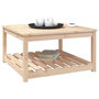 Voir la diapositive 4 : VIDAXL Table de jardin 82,5x82,5x45 cm bois massif de pin