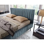 Voir la diapositive 3 : LISA DESIGN Flavio - lit coffre - 160x200 cm - sommier inclus - en velours