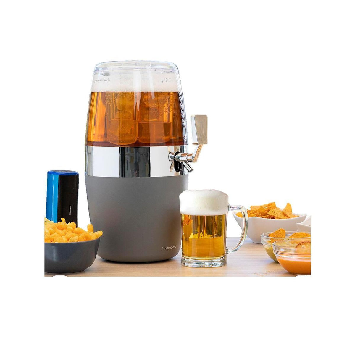 INNOVAGOODS Distributeur de boissons InnovaGoods Freer avec 2 réservoirs à glace amovibles