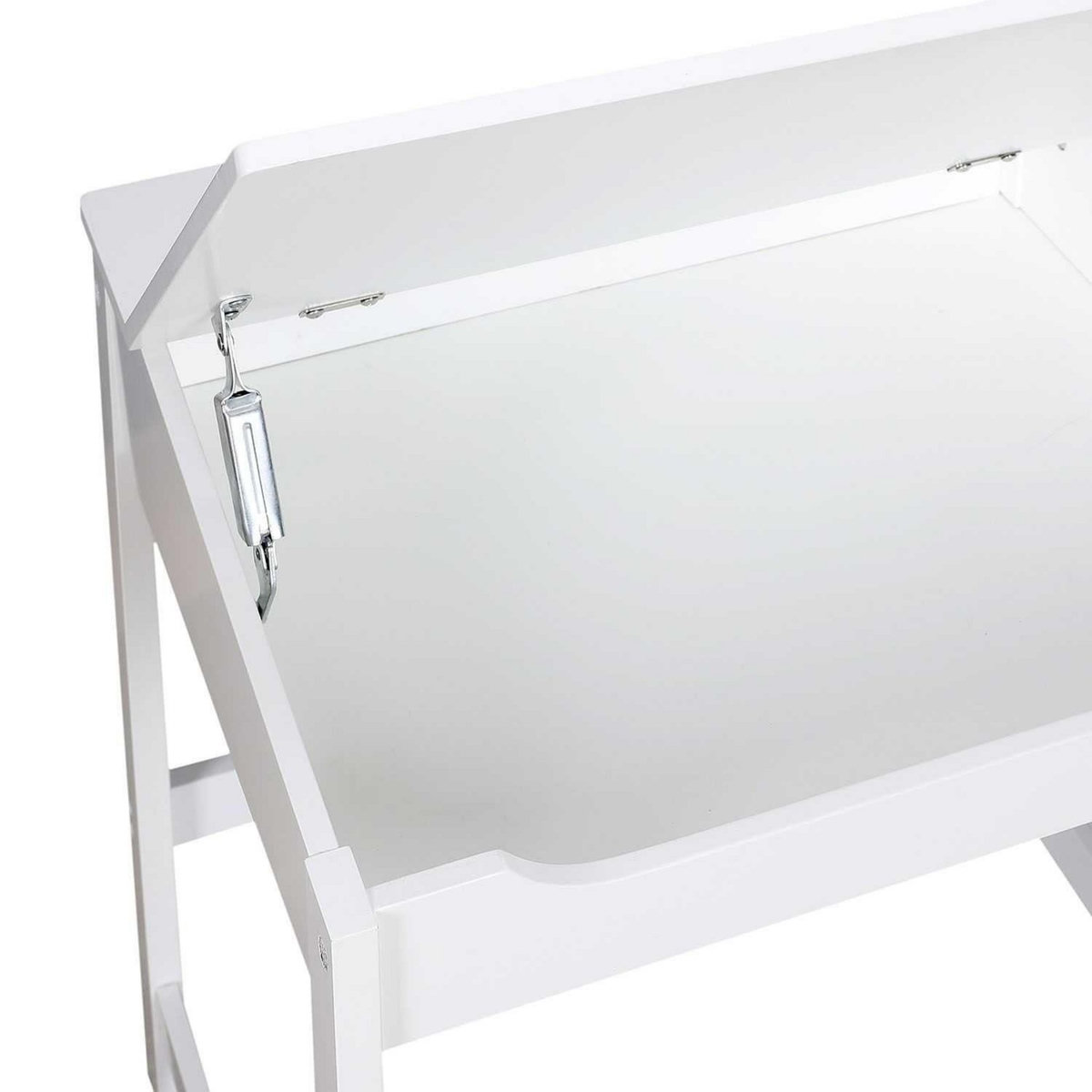 TOILINUX Bureau pupitre pour enfant en MDF - Blanc