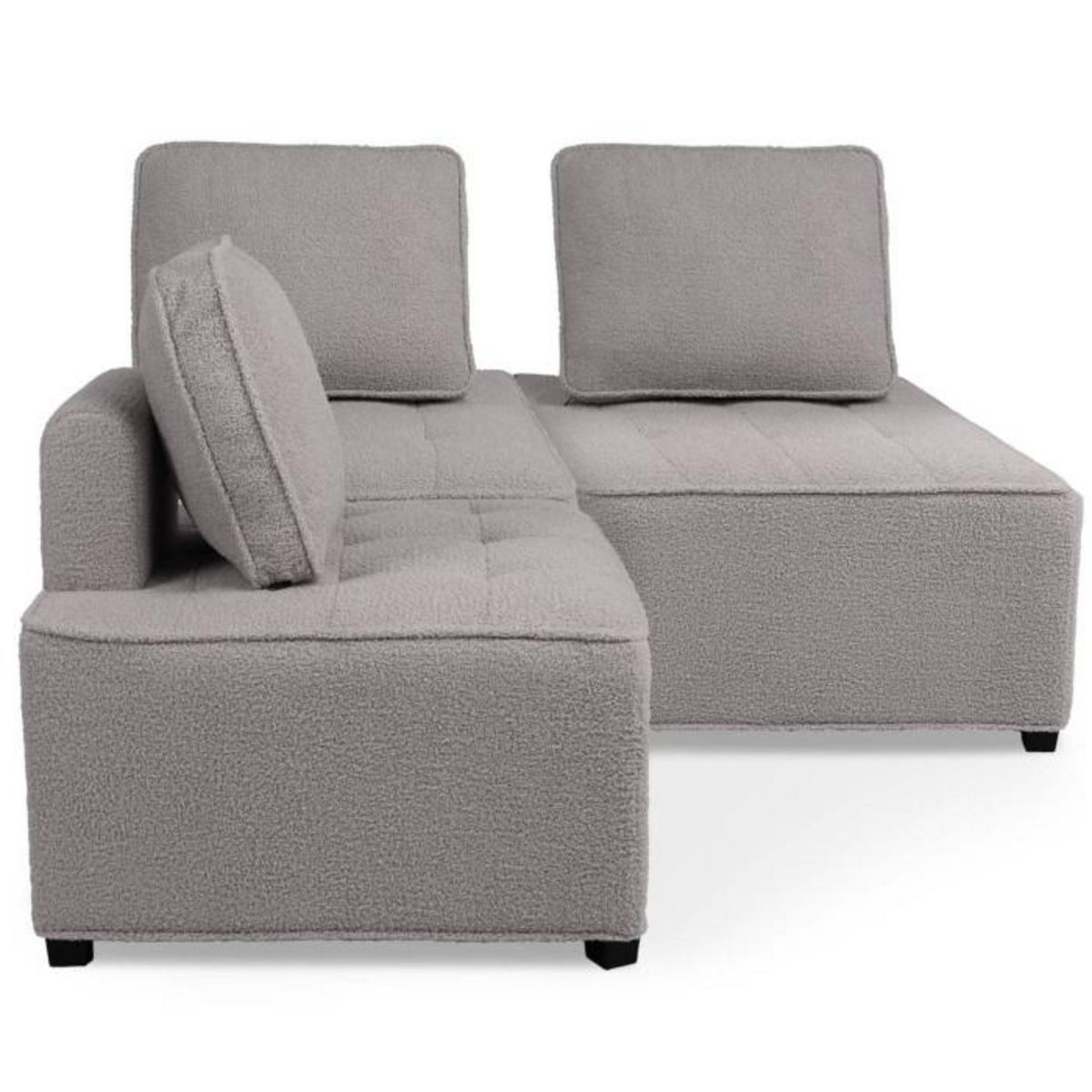 Paris Prix Module Fauteuil  Bouclette  82cm Gris